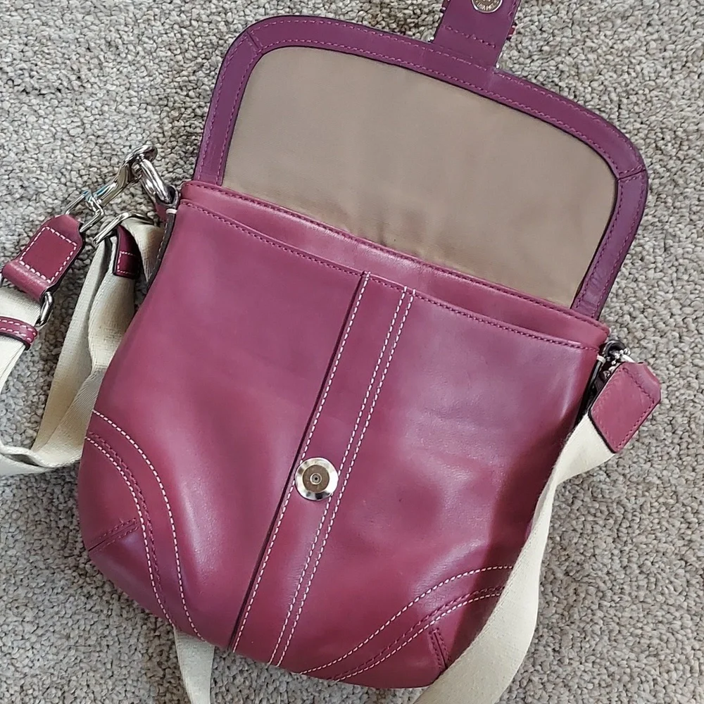COACH Crossbody Swingpack with Cloth Strap - Picture 4 of 8